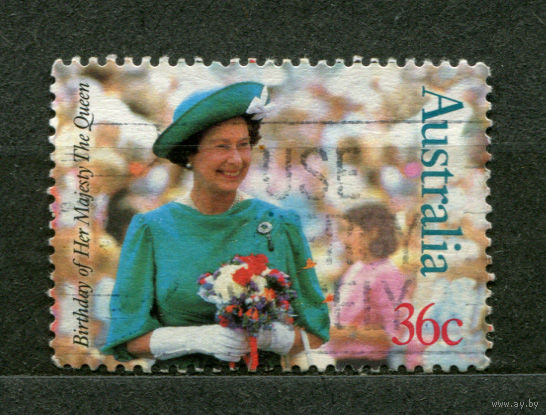 Королева Елизавета II. Австралия. 1987. Полная серия 1 марка