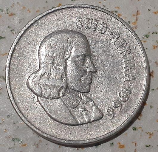 ЮАР 10 центов, 1966 Надпись на языке африкаанс - "SUID-AFRIKA" (11-2-1(в))
