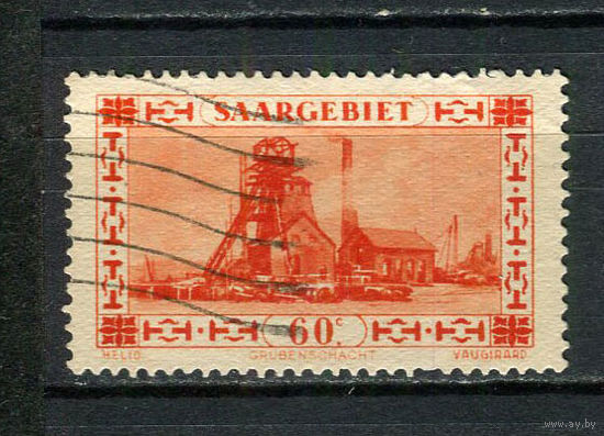 Саарская область (Французский мандат) - 1930 - Саарлуис - [Mi. 143] - полная серия - 1 марка. Гашеная.  (Лот 95CN)