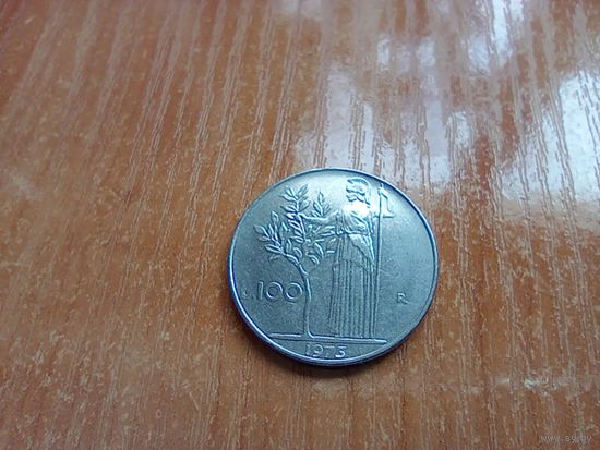 Италия 100 лир, 1975 1