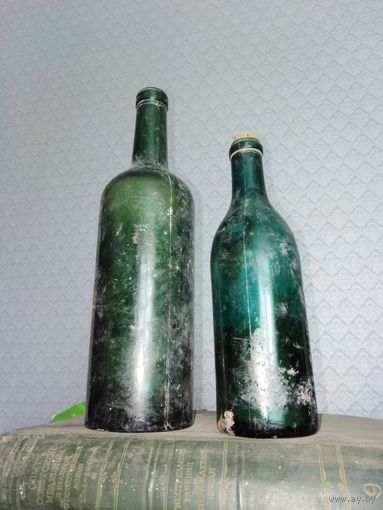 Бутылки алкогольные РСФСР 1940гг  0.325 и 0.75 литра