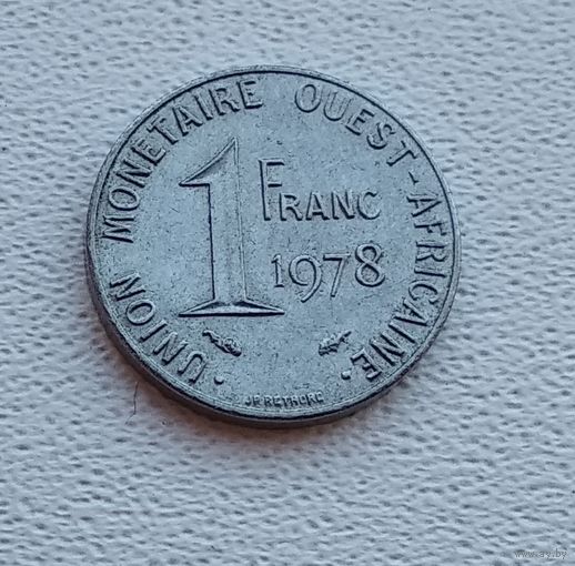 Западная Африка 1 франк, 1978  7-6-29
