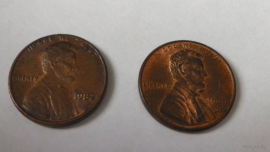 США, 1 цент 1982(1999)