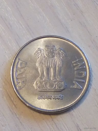 Индия 1 рупия 2014г.