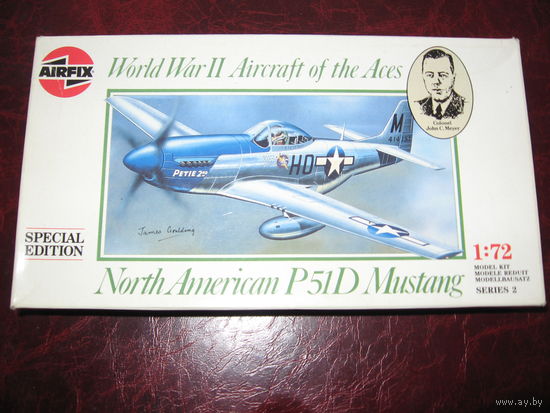 P-51D Mustang модель 1/72 фирмы Airfix