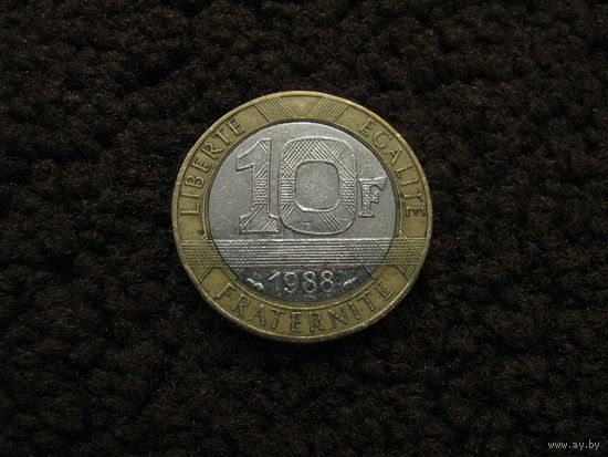 Франция 10 франков 1988 (1)