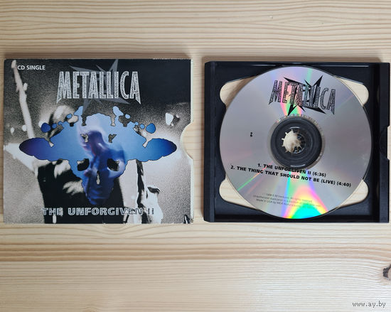 Metallica - The Unforgiven II (CD, USA, 1998, лицензия) Slide Tray