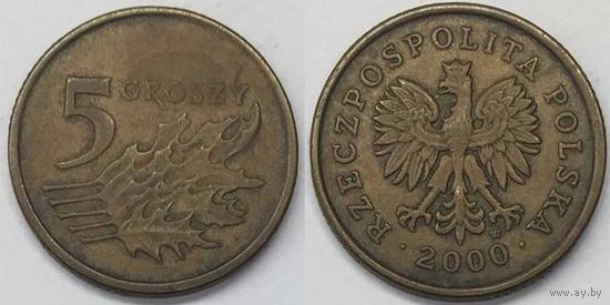 5 грошей 2000 Польша