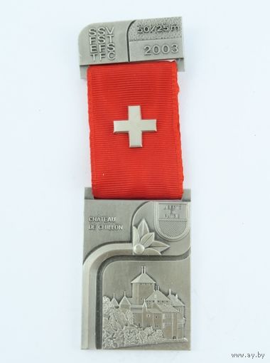 Швейцария, Памятная медаль "Стрелковый спорт" 2003 год. (1082)