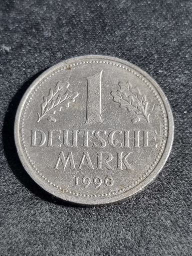 Германия (ФРГ) 1 марка 1990 G