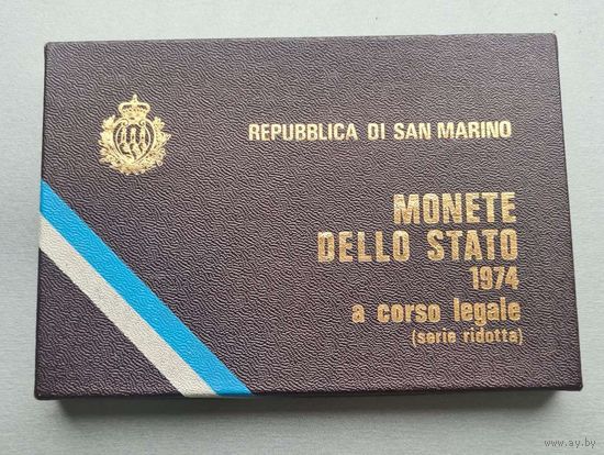 Сан-Марино 1, 2, 5, 10, 20 лир, 1974