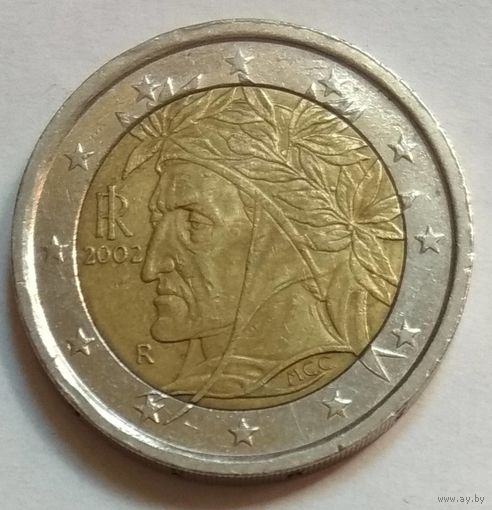 Италия 2 евро 2002 г. Стандарт