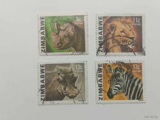 Зимбабве 1980. Дикие животные