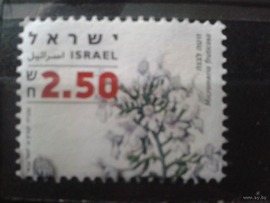 Израиль 2006 Стандарт, цветы Михель-1,3 евро гаш