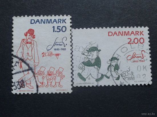 Дания 1982 художник и писатель полная серия