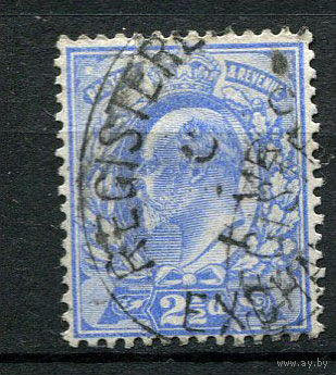 Великобритания - 1902 - Король Эдуард VII 2 1/2P - [Mi.107] - 1 марка. Гашеная.  (Лот 102Q)
