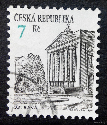 Чехия 1994 г. Острава. Архитектура, полная серия из 1 марки #0018-A1