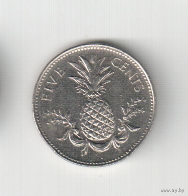 5 центов 2000 года Багамских островов 2