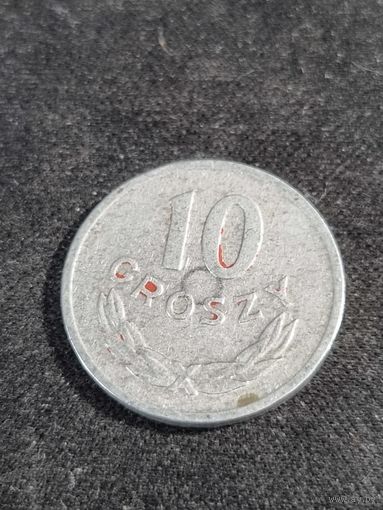 Польша 10 грошей 1971