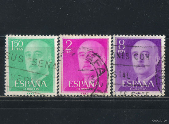 Испания 1956 Ф.Франко Стандарт #1080,1082-3