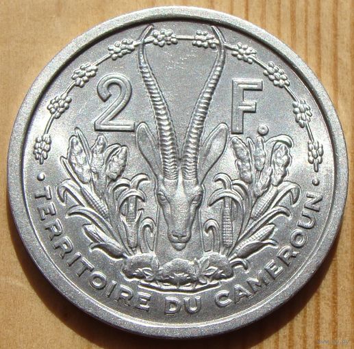 Камерун. 2 франка 1948 года KM#9  Тираж: 5.000.000 шт