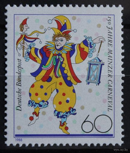 150 лет карнавалу в Майнце, Германия, 1988 год, 1 марка