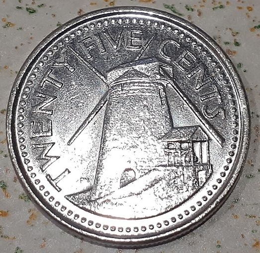 Барбадос 25 центов, 2011 (2-14-196)