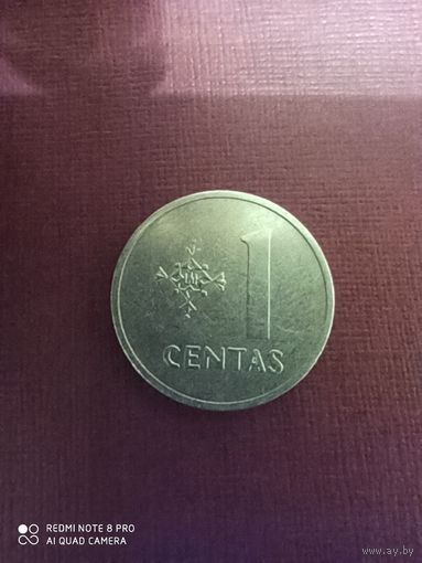 1 цент 1991, Литва