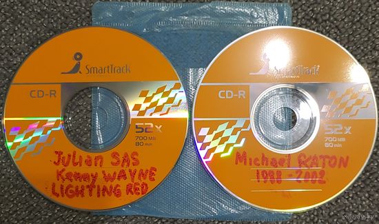 CD MP3 Julian SAS, Kenny WAYNE, LIGHTING RED, Michael KATON - 2 CD