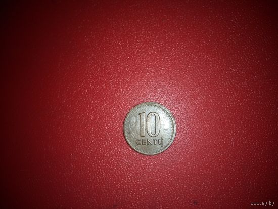 10 центов 1991 Литва