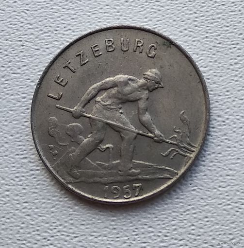 Люксембург 1 франк, 1957 2-6-39