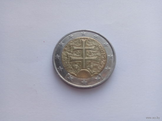 2 евро Словения 2011 год