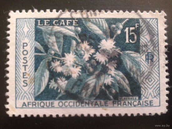 Западная Африка фр. колония 1956 кофе