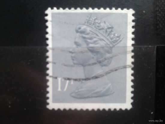 Англия 1983 Королева Елизавета 2  17 пенсов