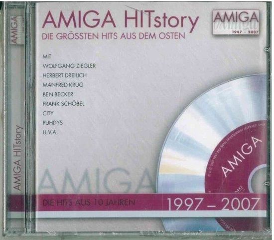 CD Various - AMIGA HITstory 1997 - 2007 / Pop Rock, Avantgarde, Classic Rock, Schlager, Trance