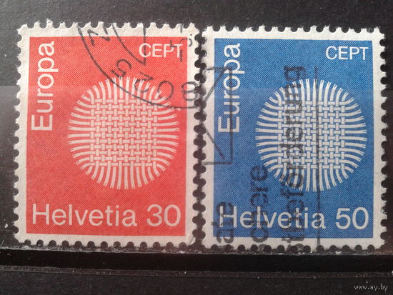 Швейцария 1970 Европа Полная серия