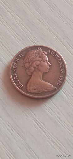 Австралия 1 цент 1980г.