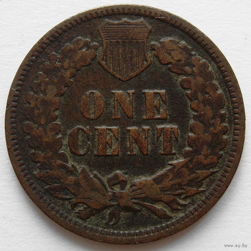 США 1 цент 1901 года Индеец