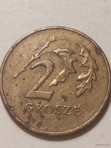 2 грош Польша 1990