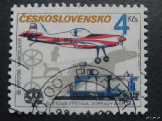 Чехословакия 1986 спортивный самолет