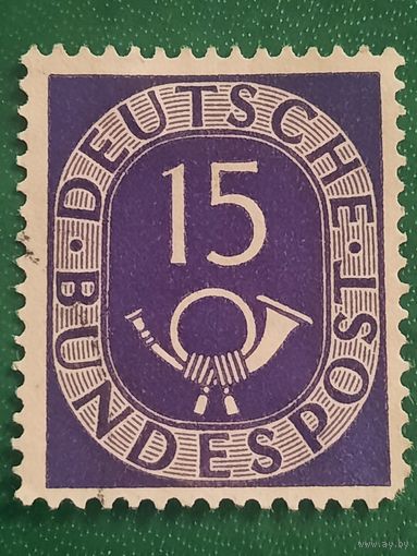 Германия 1951. Почтовый рожок