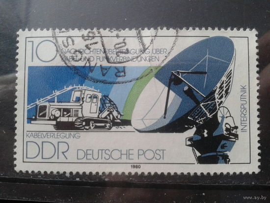 ГДР 1980 Трактор, спутниковая антенна
