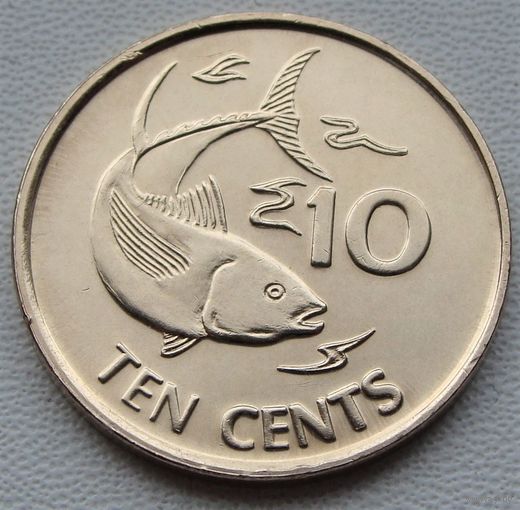 Сейшельские острова. 10 центов 2007 год KM#48a