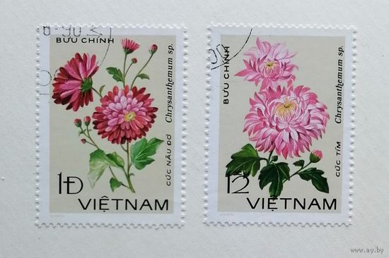 Вьетнам /1978/ флора / цветы.  / 2 Марки из Серии