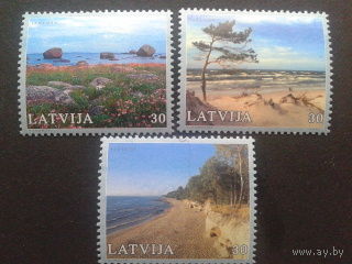 Латвия 2001 природа полная серия из блока