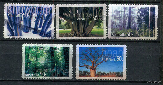 Австралия - 2005 - Австралийские деревья - [Mi. 2484-2488] - полная серия - 5 марок. Гашеная.  (Лот 11ER)-T7P22