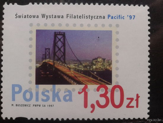 Польша, 1997, Фил. выставка, мост**