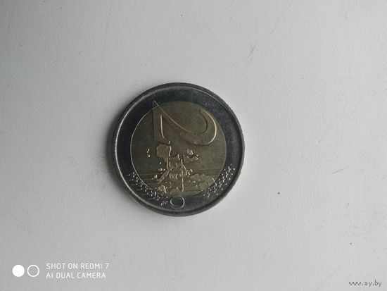 2 евро Португалии, 2005 год из обращения.