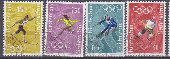 Спорт Зимние Олимпийские игры - Саппоро 1972, Япония Лихтенштейн 1971 год Лот 51 около 30 % от каталога по курсу 3 р  ПОЛНАЯ СЕРИЯ