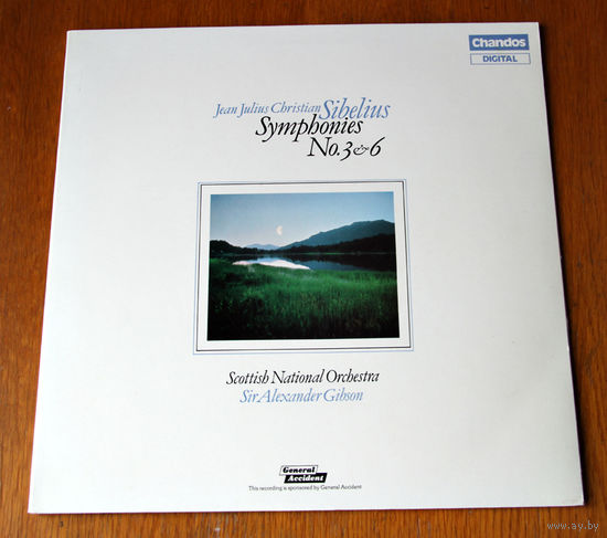 Sibelius. Symphonies No.3 & 6 - Gibson LP, 1984
